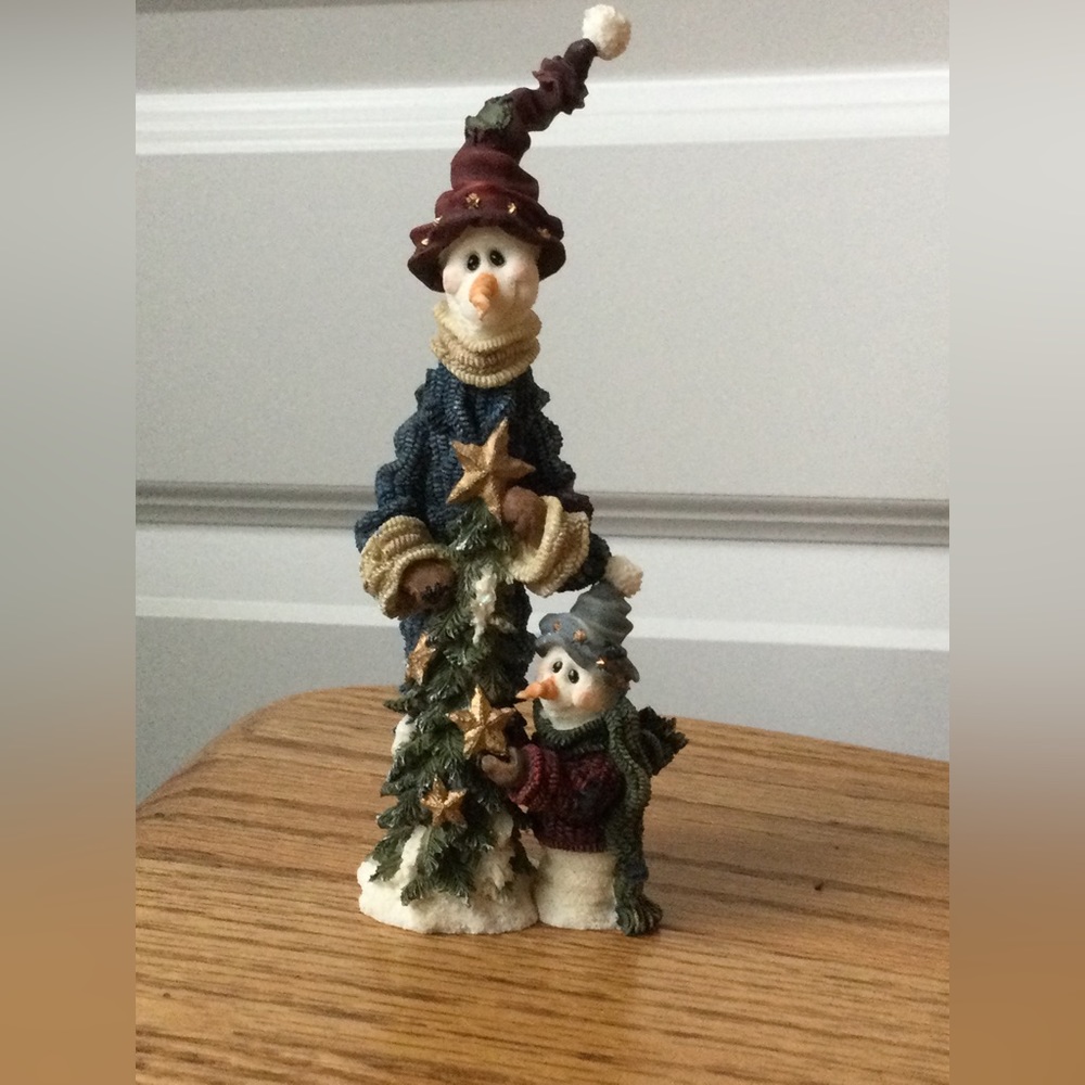 Snowman figurine. Folkstone. The Boyd’s Collection